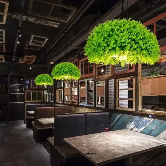 Designer Retro Industrial Imitation Plant Chandelier – LED Pendant Light