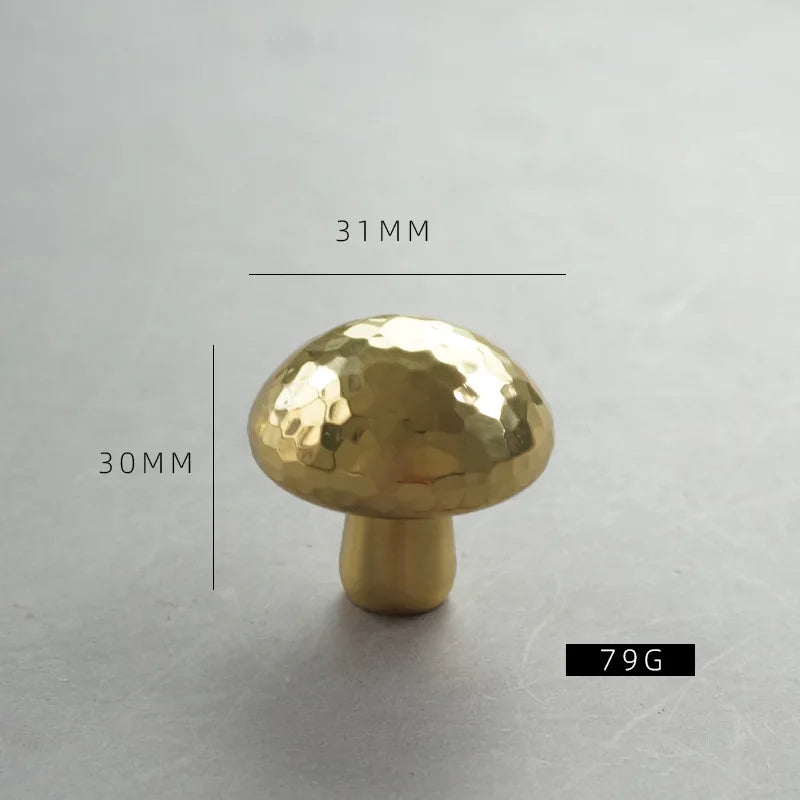 Handmade Brass Hammered Cabinet Handles – Nordic Luxury Pulls