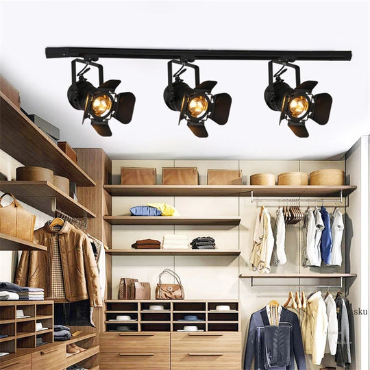 Modern LED Industrial Track Lamp for Bar, Café &amp; Loft Interiors