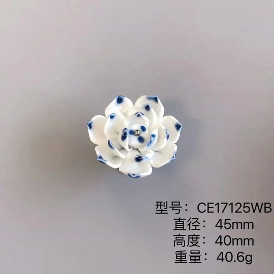 Handmade Ceramic Flower Knobs – Artistic Cabinet &amp; Drawer Handles