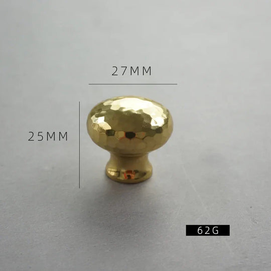 Handmade Brass Hammered Cabinet Handles – Nordic Luxury Pulls
