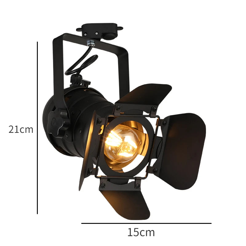 Modern LED Industrial Track Lamp for Bar, Café &amp; Loft Interiors