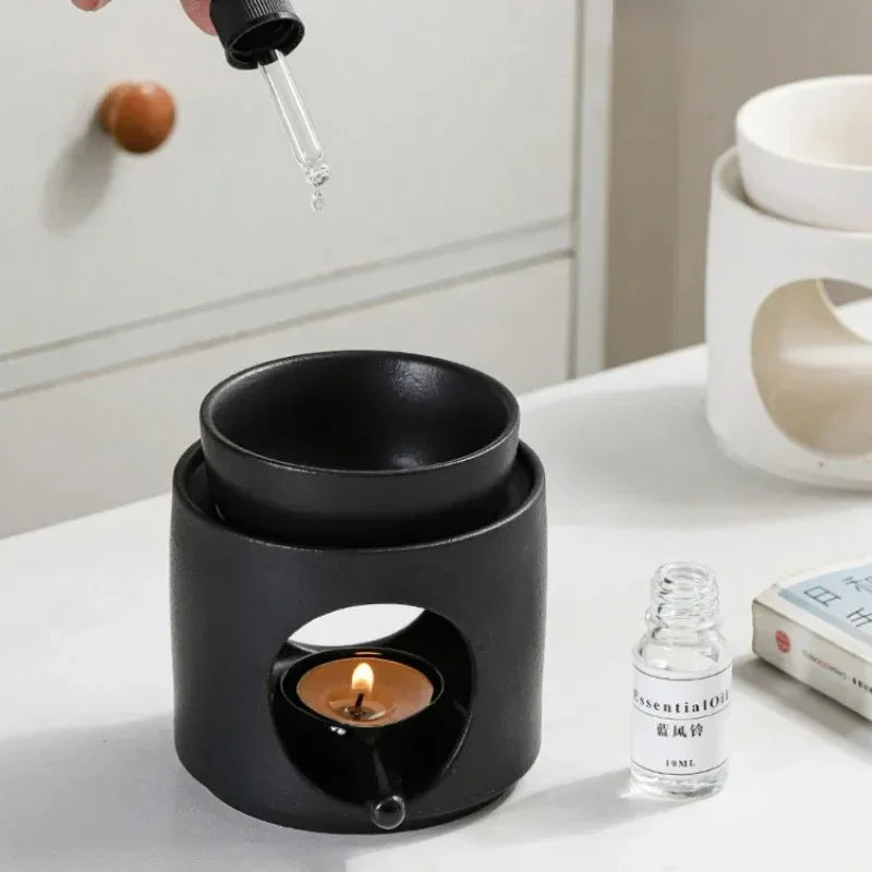 3 In 1 Ceramic Candle Essential Oil Incense Burner