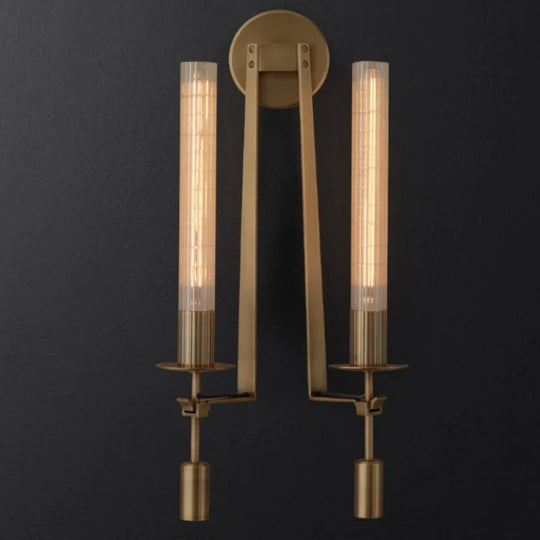 Modern Copper Wall Sconce for Living Room &amp; Bedroom