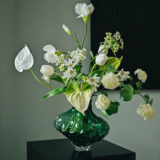 Ancient Style Ceramic Decorative Vase for Home Flower Display