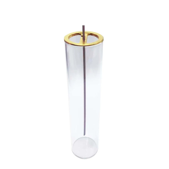 Glass Inverted Incense Holder Aromatherapy Burner Zen Decor