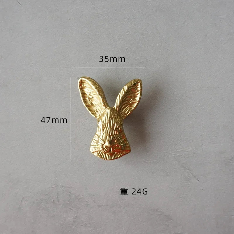 Brass Animal-Shaped Cabinet Handles – Luxury Gold Furniture Pulls