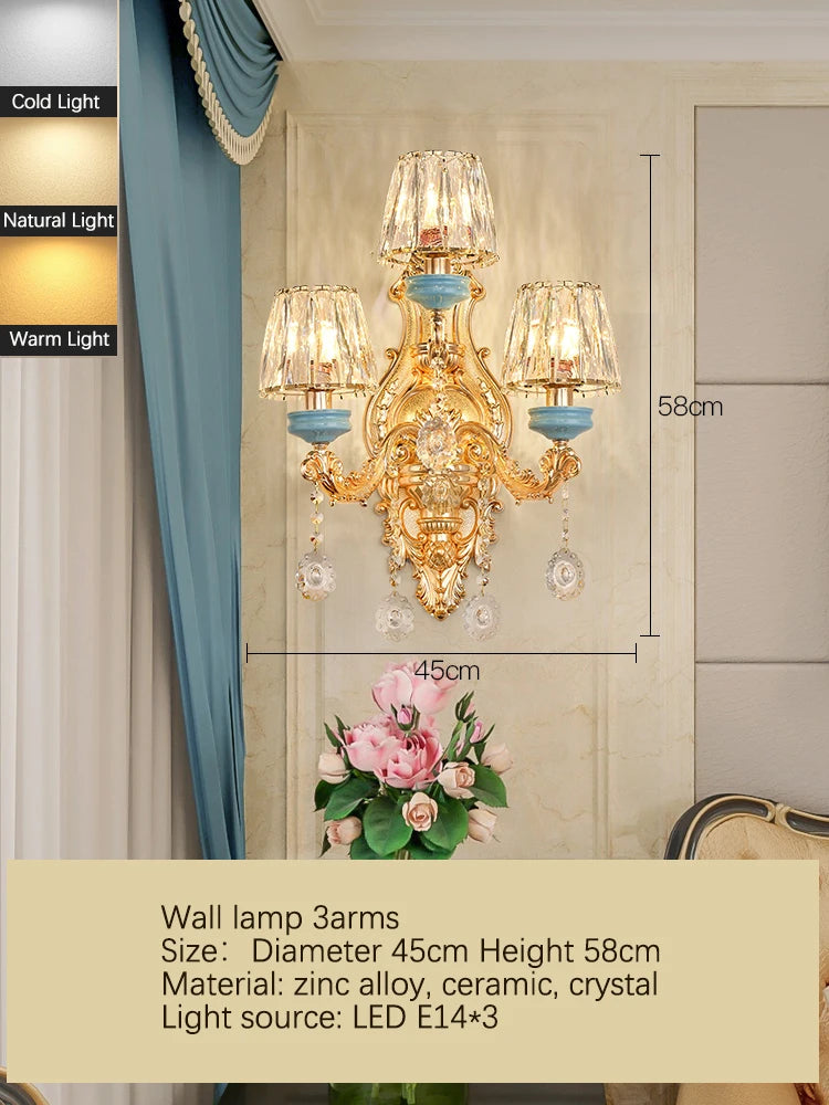 Luxury Umbrella Crystal Chandelier – European-Style Pendant for Villas &amp; Hotels