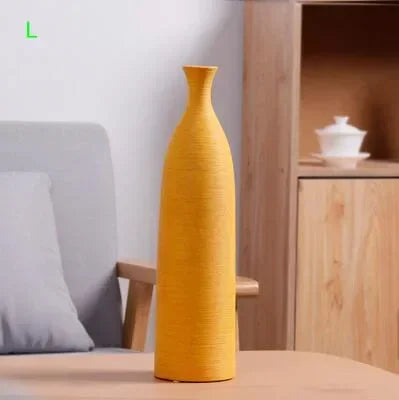 Simple Modern Black and White Ceramic Vase Table Decor