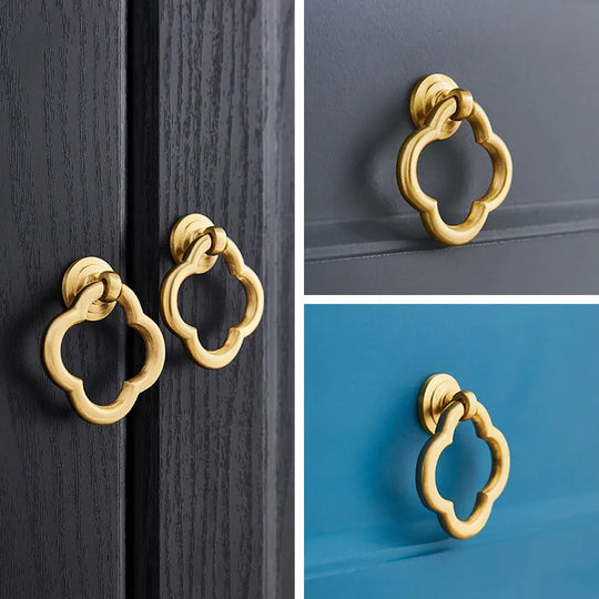 Brass Dropping Handles (Set of 2) – Modern Cabinet &amp; Wardrobe Pulls