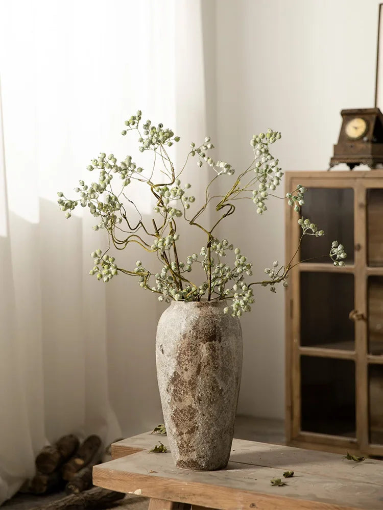 Ceramic Hydroponic Flower Arranging Vase for Tabletop Decor
