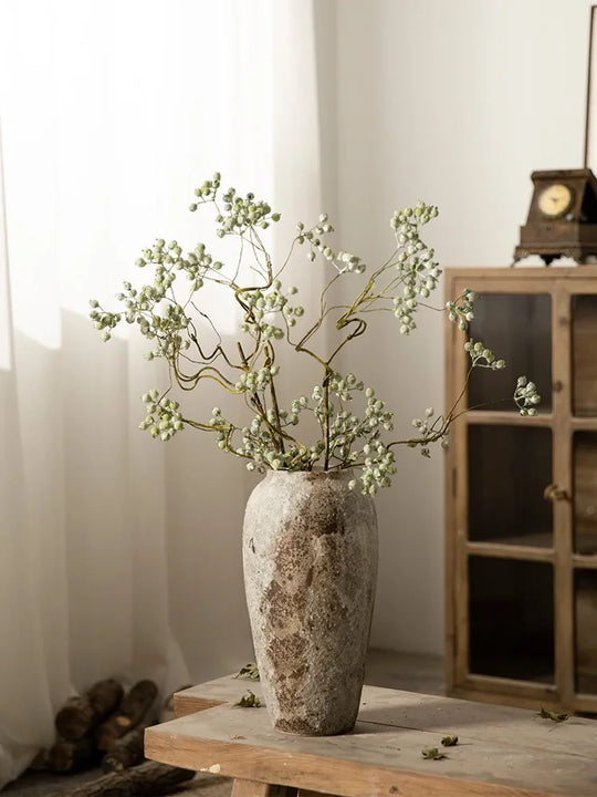 Ceramic Hydroponic Flower Arranging Vase for Tabletop Decor
