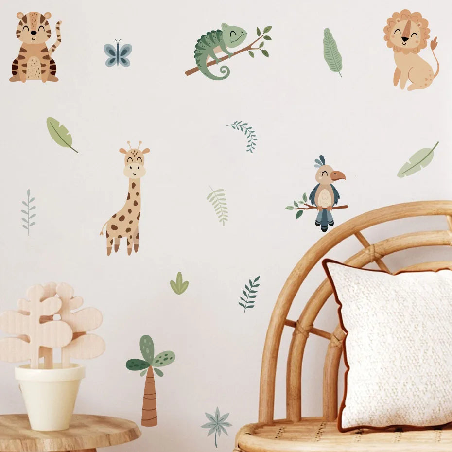 Safari Animal Wall Decals