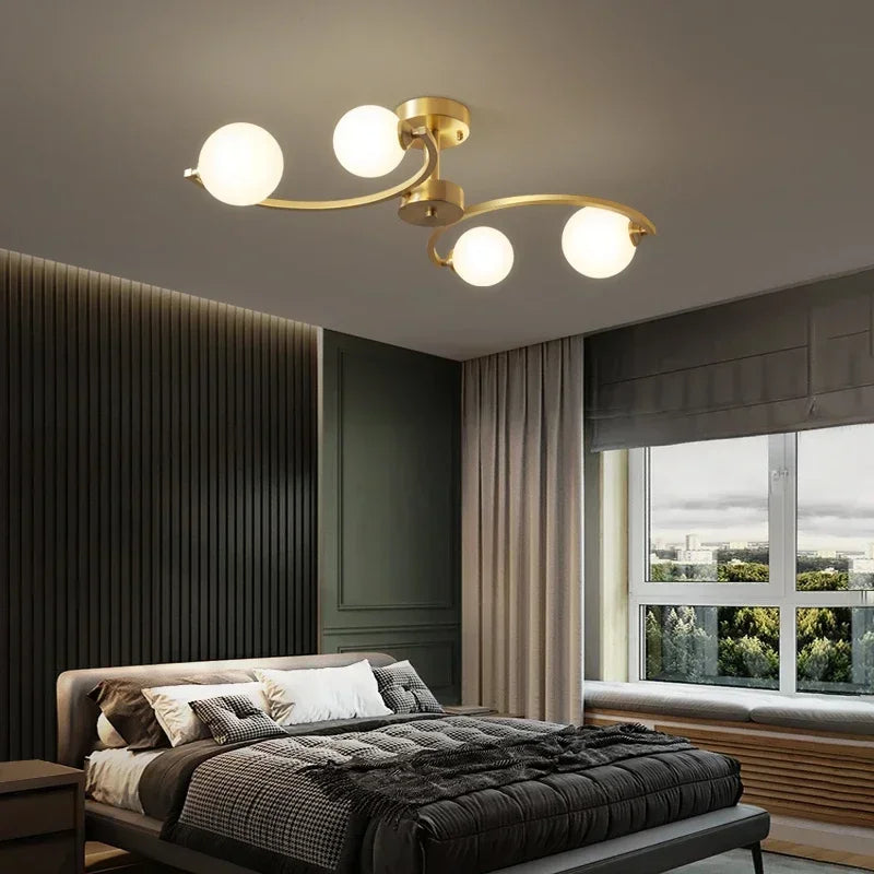 Designer Glass Ceiling Pendant Light for Living &amp; Dining Room