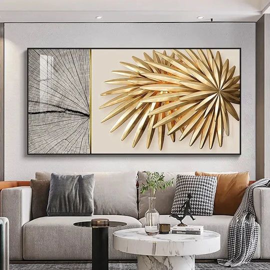 Abstract Celestial Geometry Canvas Wall Art