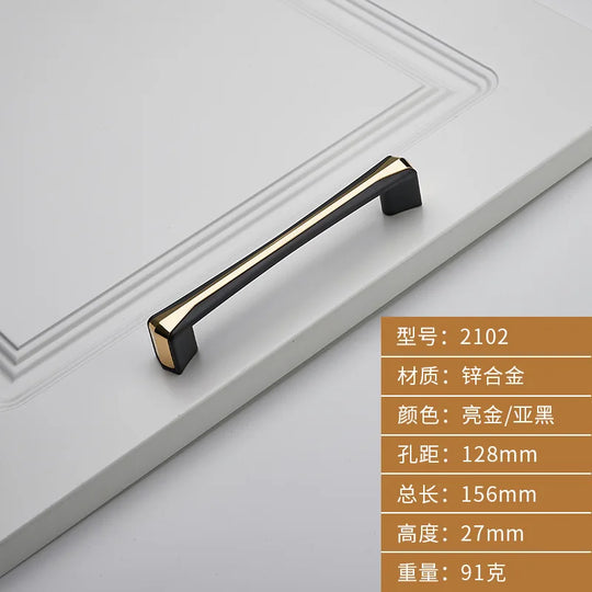 American Zinc Alloy Cabinet Handles – Solid Drawer &amp; Wardrobe Pulls