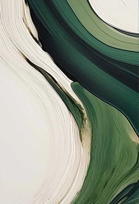Large Format Abstract Flowing Textural Wall Art Canvas Print