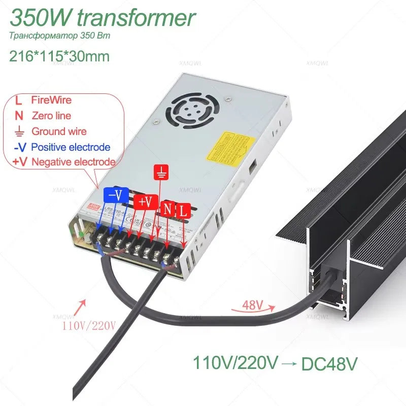 Smart Magnetic Track LED Light – Modern Dimmable Ceiling &amp; Spot Lighting