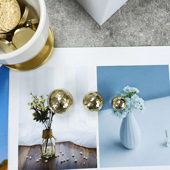 Brass Ball Cabinet Knobs – Modern Furniture &amp; Wardrobe Pulls