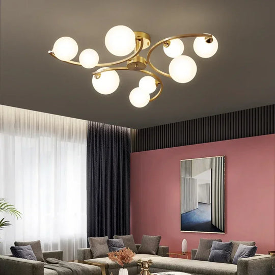 Designer Glass Ceiling Pendant Light for Living &amp; Dining Room