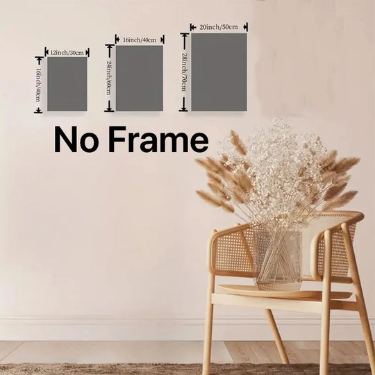 Set of 3 Abstract Marble Print Canvas Wall Art