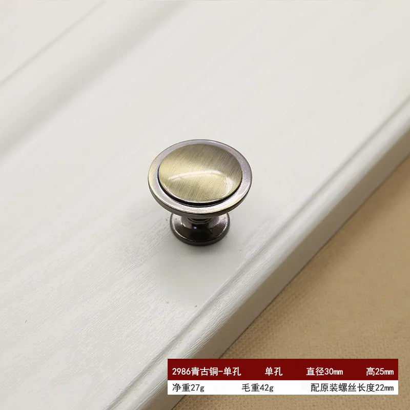 Retro Bronze Cabinet Handles – Antique Metal Drawer &amp; Door Pulls