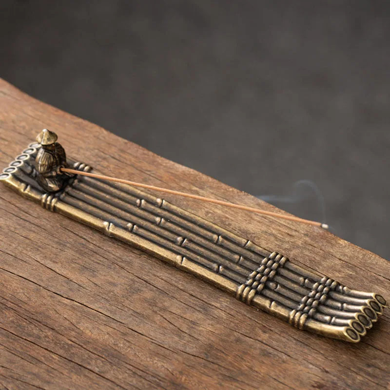 Japanese Style Fishing Boat Incense Holder Aromatherapy Ornament