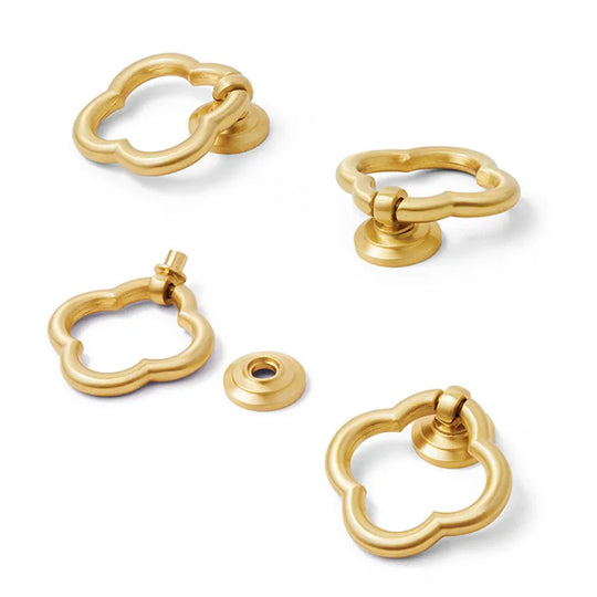Brass Dropping Handles (Set of 2) – Modern Cabinet &amp; Wardrobe Pulls