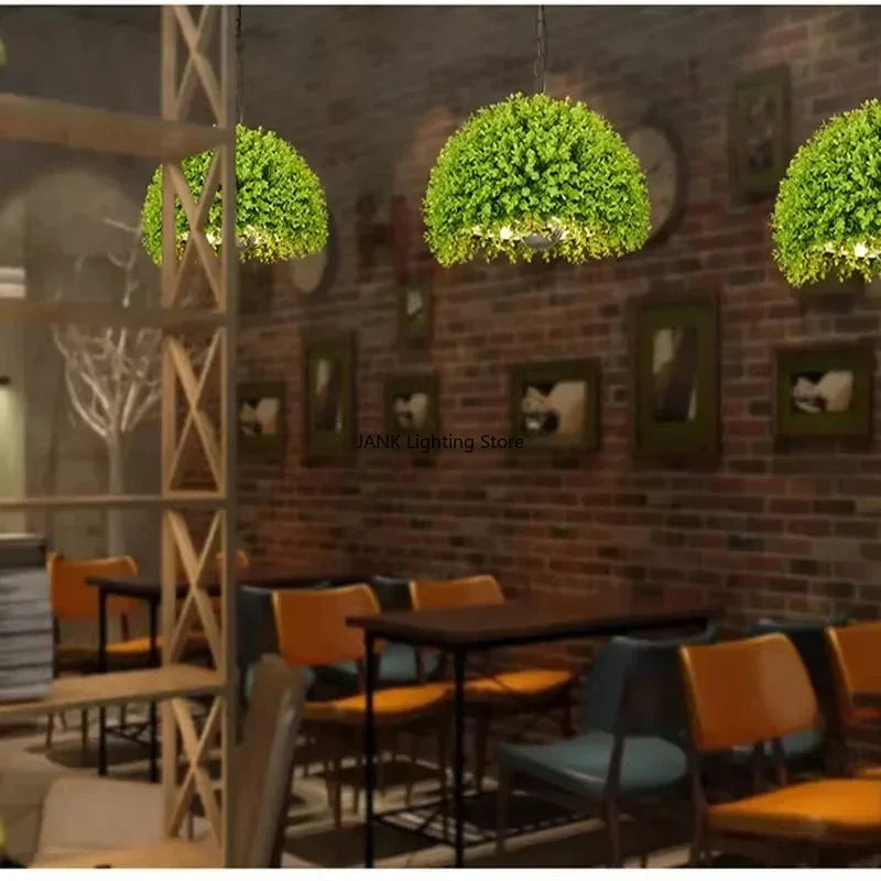 Designer Retro Industrial Imitation Plant Chandelier – LED Pendant Light