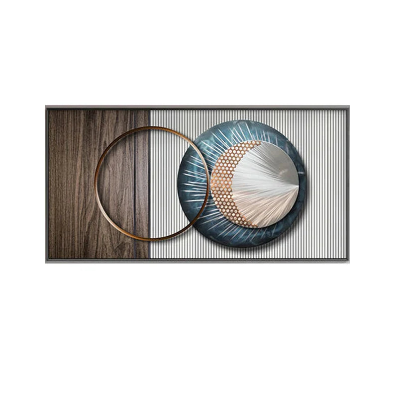 Modern Abstract Architectural Geometry Canvas Wall Art