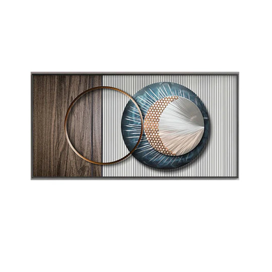 Modern Abstract Architectural Geometry Canvas Wall Art