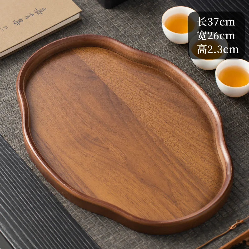Wooden Decorative Serving Tray for Coffee Table &amp; Home Decor