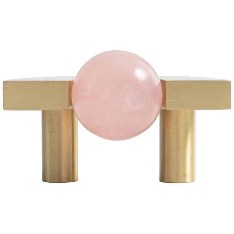 Brass &amp; Acrylic Cabinet Handles and Knobs – Elegant Furniture Pulls