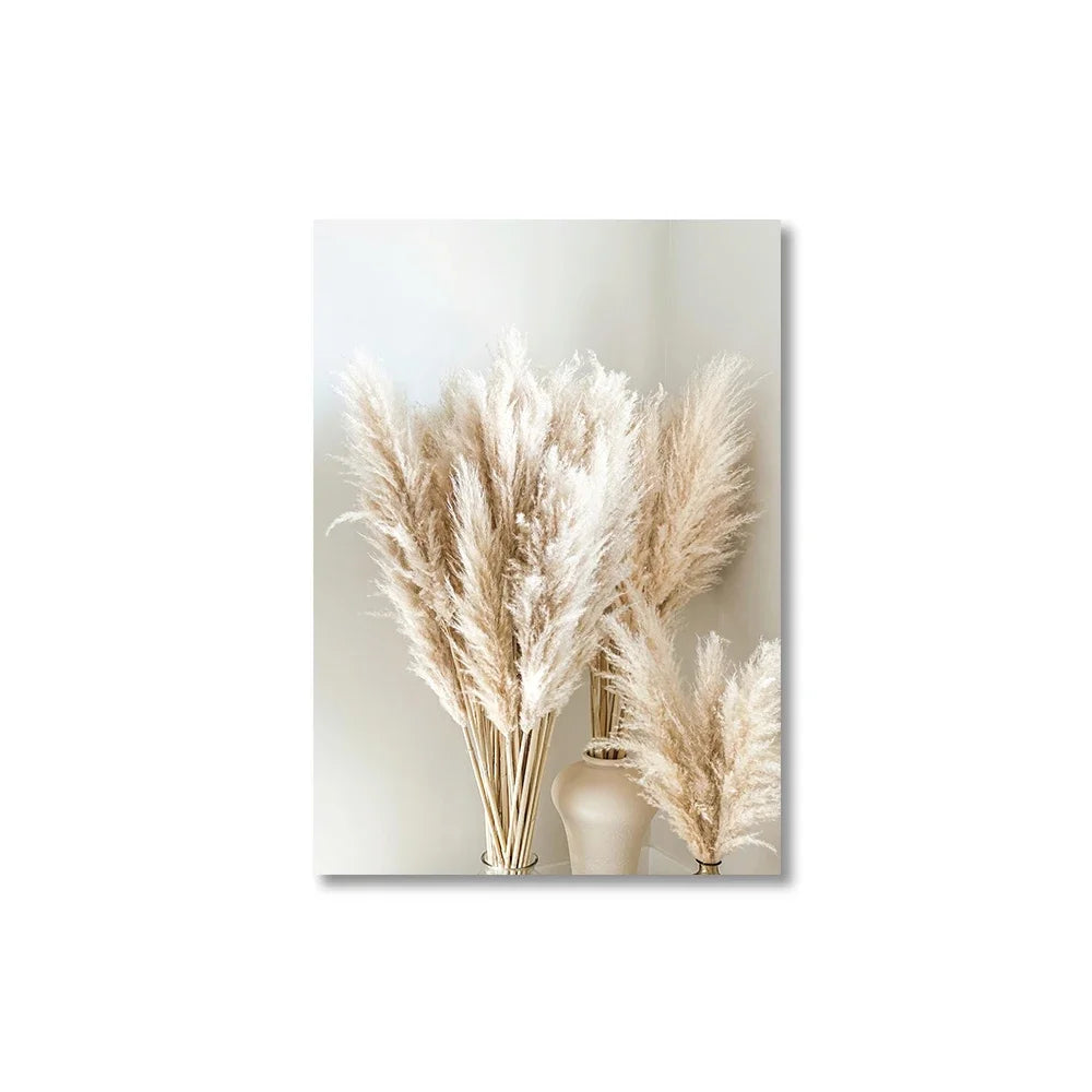 Minimalist Lake Pier Coastal Canvas Wall Art Unframed