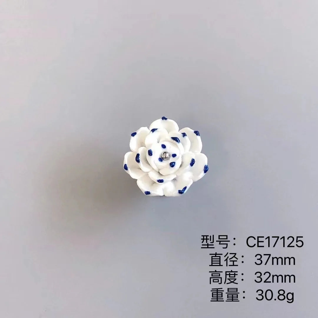 Handmade Ceramic Flower Knobs – Artistic Cabinet &amp; Drawer Handles