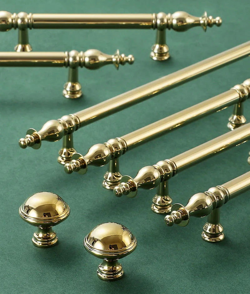 Modern Chrome &amp; Polished Gold Brass Furniture Handles and Knobs – Cabinets &amp; Wardrobes