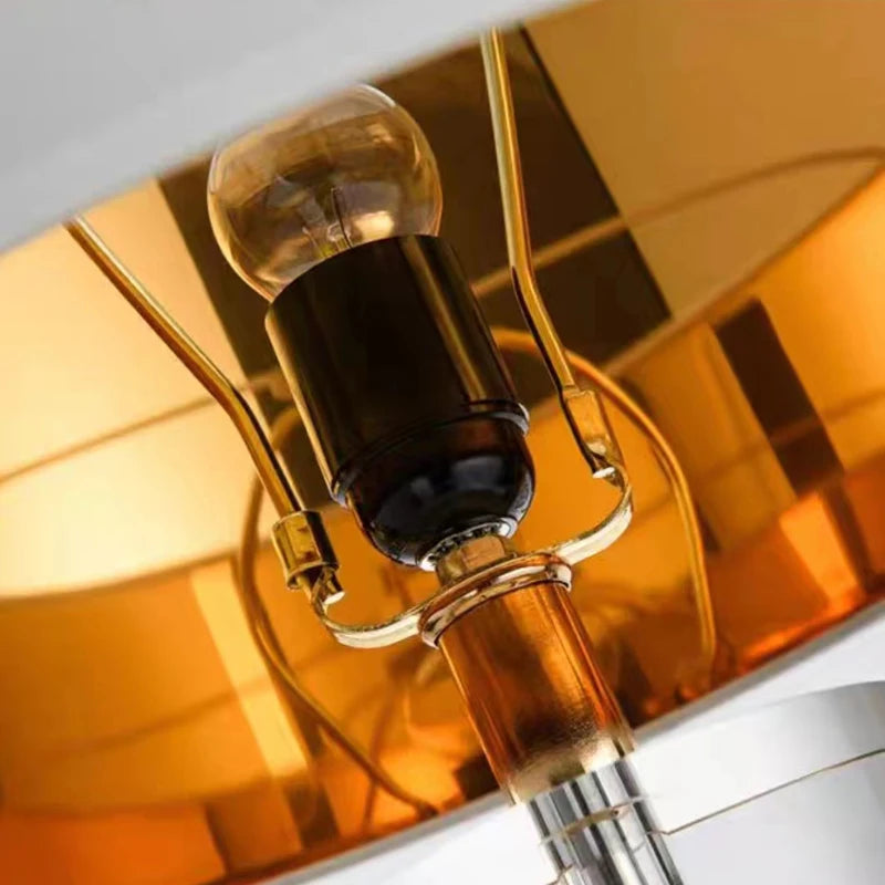 Modern Luxury Crystal Glass Table Lamp for Bedroom &amp; Living Room