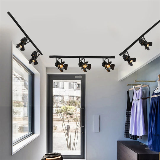 Modern LED Industrial Track Lamp for Bar, Café &amp; Loft Interiors
