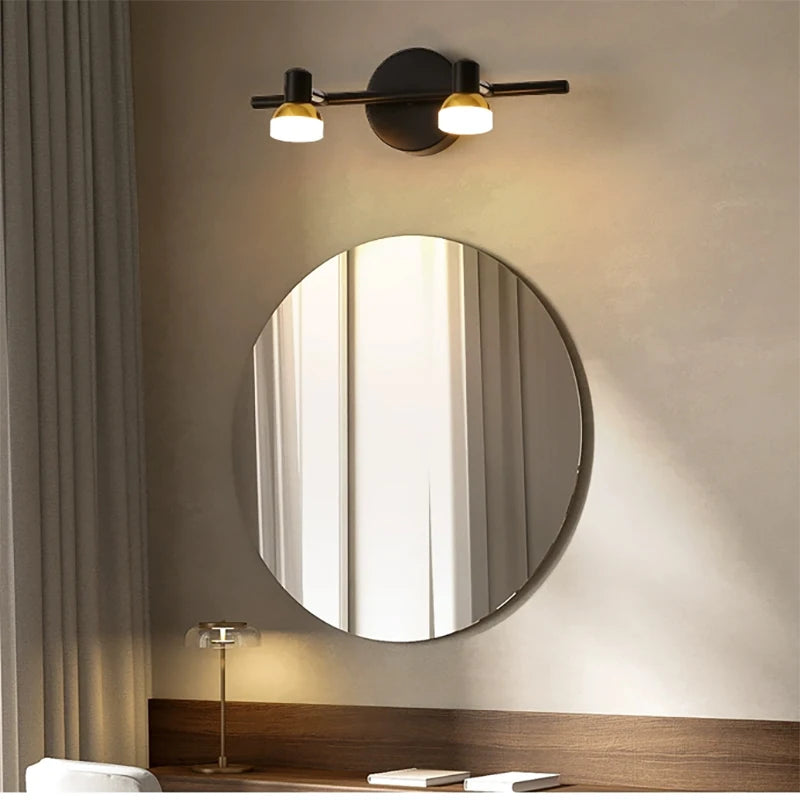 Modern LED Wall Light Multi-Head Mirror Lamp for Bathroom &amp; Bedroom