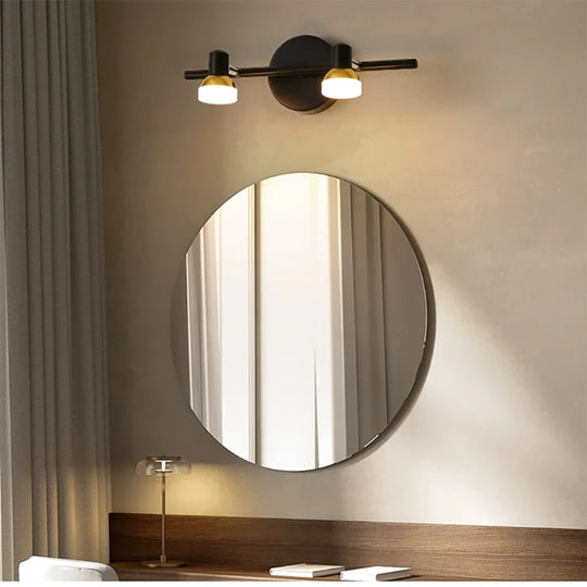 Modern LED Wall Light Multi-Head Mirror Lamp for Bathroom &amp; Bedroom