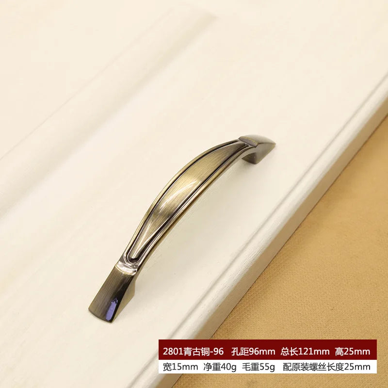 Retro Bronze Cabinet Handles – Antique Metal Drawer &amp; Door Pulls