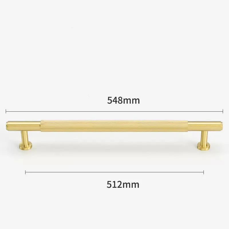 Gold Brass Cabinet Handles – Modern Bar Pulls and Knobs for Furniture