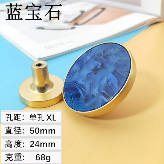 Shell Cabinet Handles – Gold Single-Hole Knobs &amp; Multipurpose Hooks