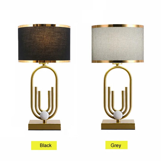 Nordic Luxury Fabric Table Lamp for Bedroom &amp; Living Room