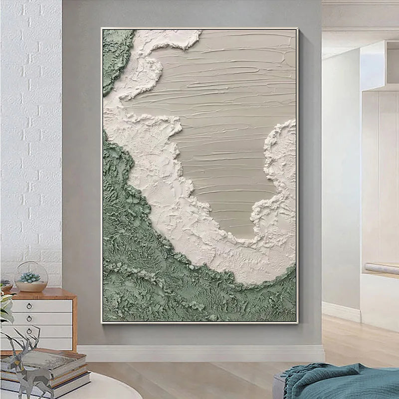 Abstract Sea Surf Coastal Canvas Wall Art Ocean Waves