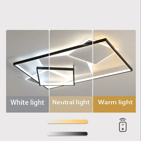 Modern Creative LED Ceiling Lamp for Living Room &amp; Bedroom