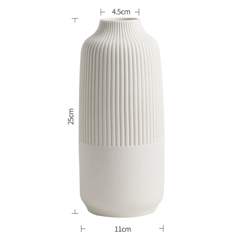 Ceramic Decorative Vase for Living Room Flower Arrangement