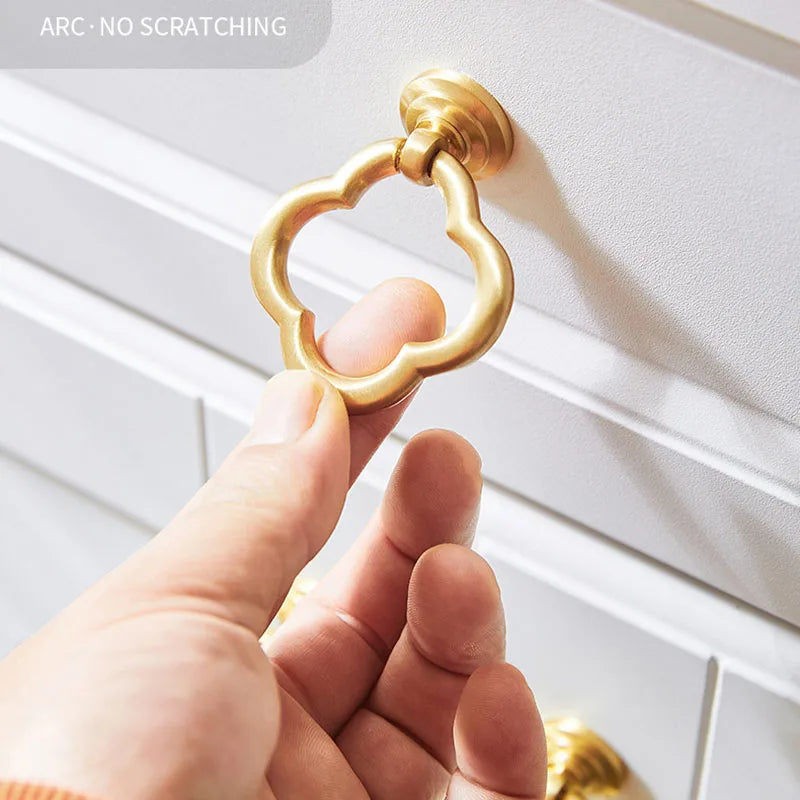Brass Dropping Handles (Set of 2) – Modern Cabinet &amp; Wardrobe Pulls