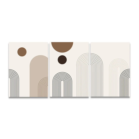 Simple Minimalist Geometric Abstract Canvas Wall Art