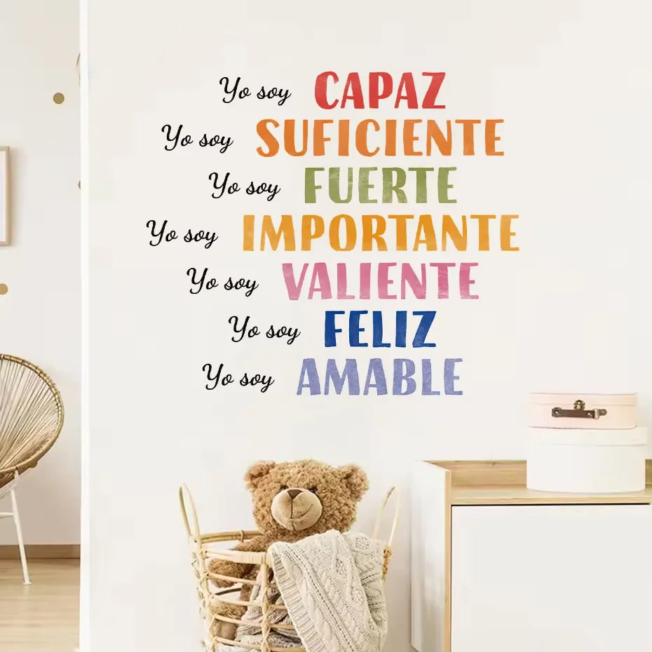 Spanish Affirmation Nursery Wall Decals